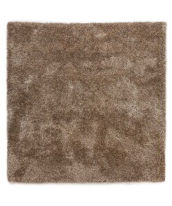 Tapis carré en velours à poils longs - Posh beige - overzicht