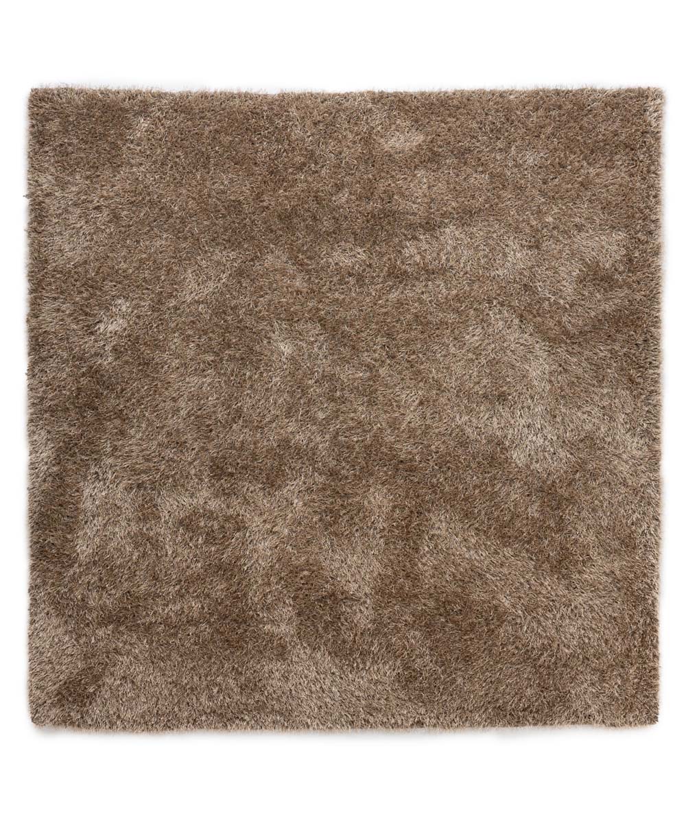 Tapis carré en velours à poils longs - Posh beige - overzicht Tapis carré en velours à poils longs - Posh beige - overzicht