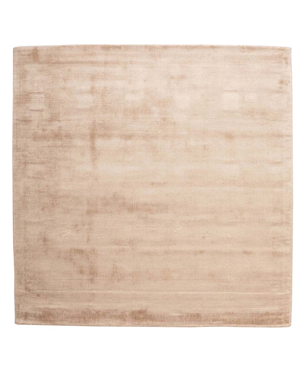 Tapis viscose carré - Glamour beige - overzicht Tapis viscose carré - Glamour beige - overzicht