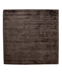 Tapis viscose carré - Glamour marron foncé - overzicht