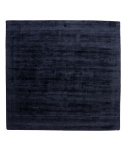 Tapis viscose carré - Glamour bleu marine - overzicht