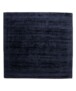 Tapis viscose carré - Glamour bleu marine - overzicht, thumbnail