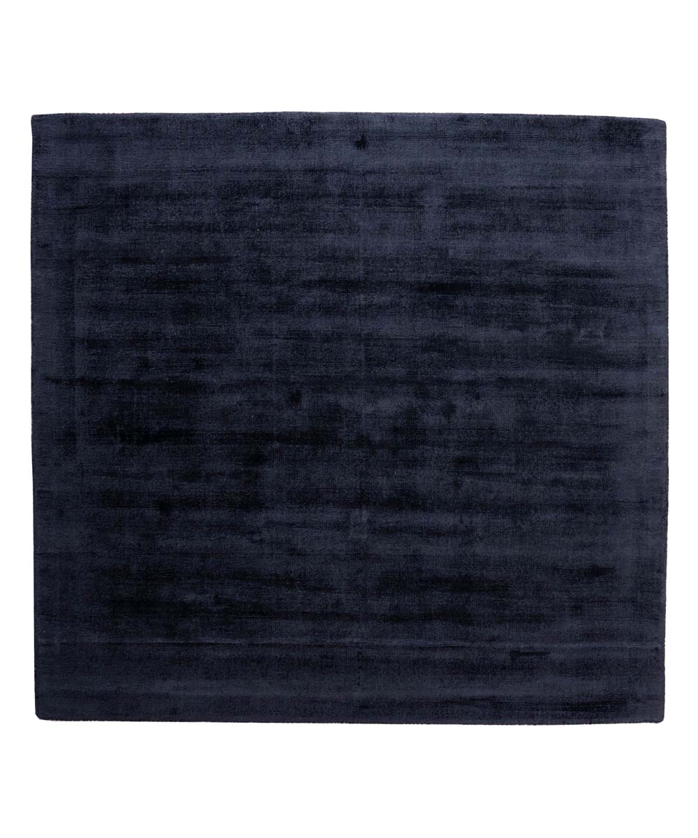 Tapis viscose carré - Glamour bleu marine - overzicht Tapis viscose carré - Glamour bleu marine - overzicht