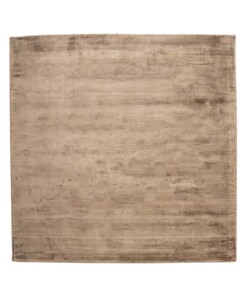 Tapis viscose carré - Glamour marron - overzicht