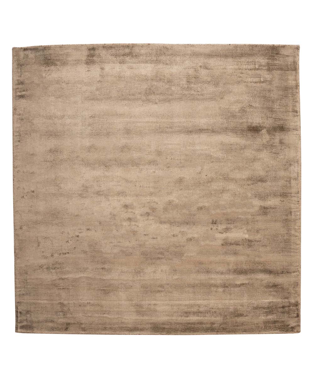 Tapis viscose carré - Glamour marron - overzicht Tapis viscose carré - Glamour marron - overzicht