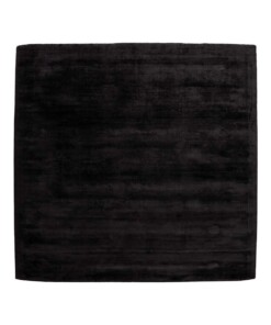 Tapis viscose carré - Glamour noir - overzicht
