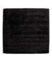 Tapis viscose carré - Glamour noir - overzicht, thumbnail