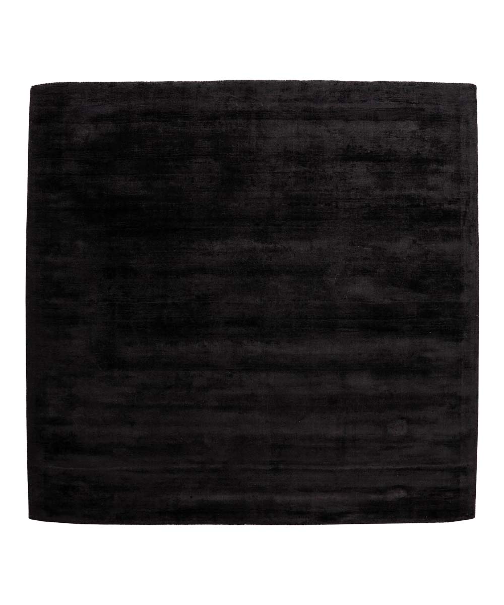 Tapis viscose carré - Glamour noir - overzicht Tapis viscose carré - Glamour noir - overzicht