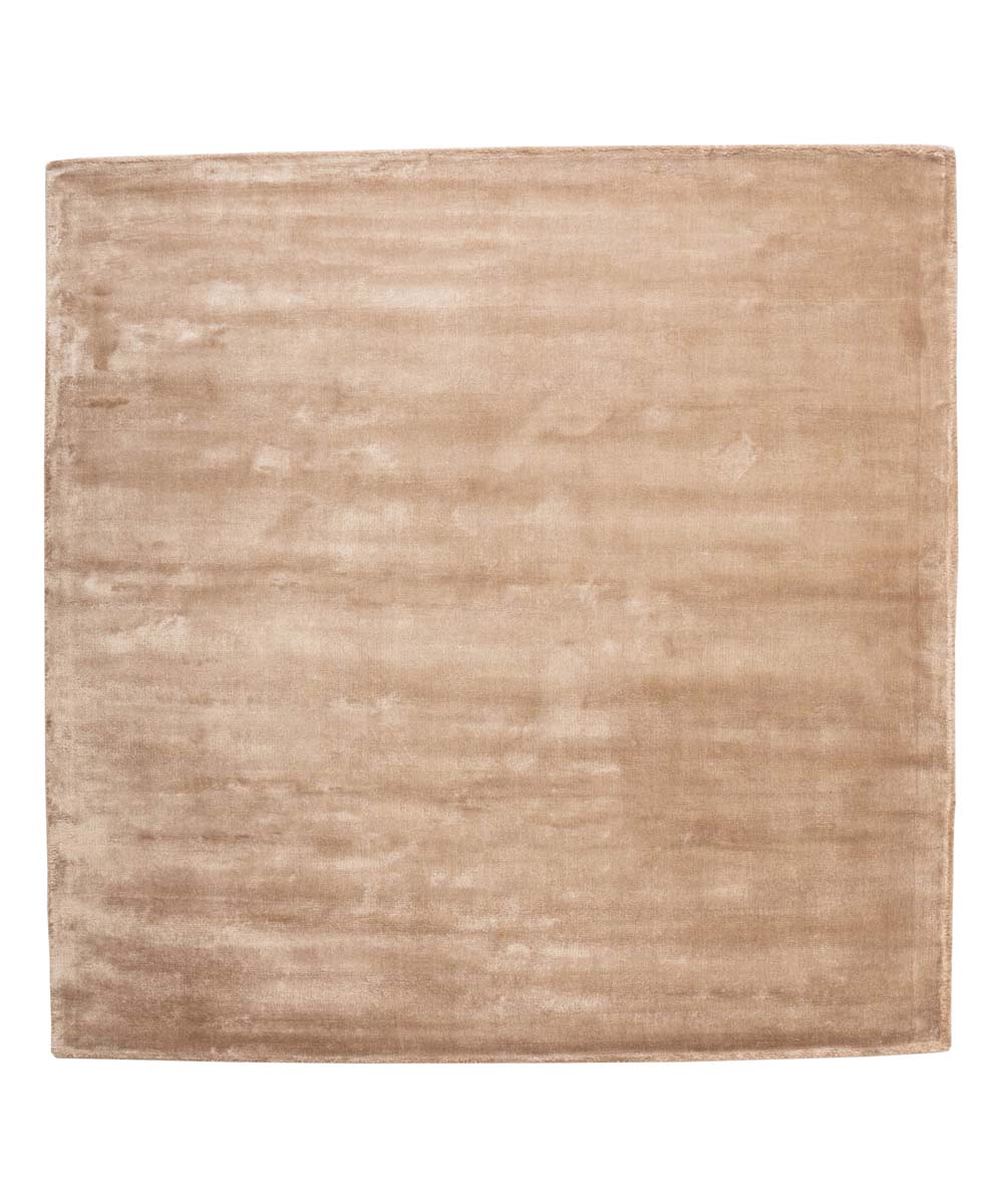 Tapis viscose carré - Pearl beige - overzicht Tapis viscose carré - Pearl beige - overzicht