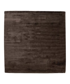 Tapis viscose carré - Pearl marron foncé - overzicht