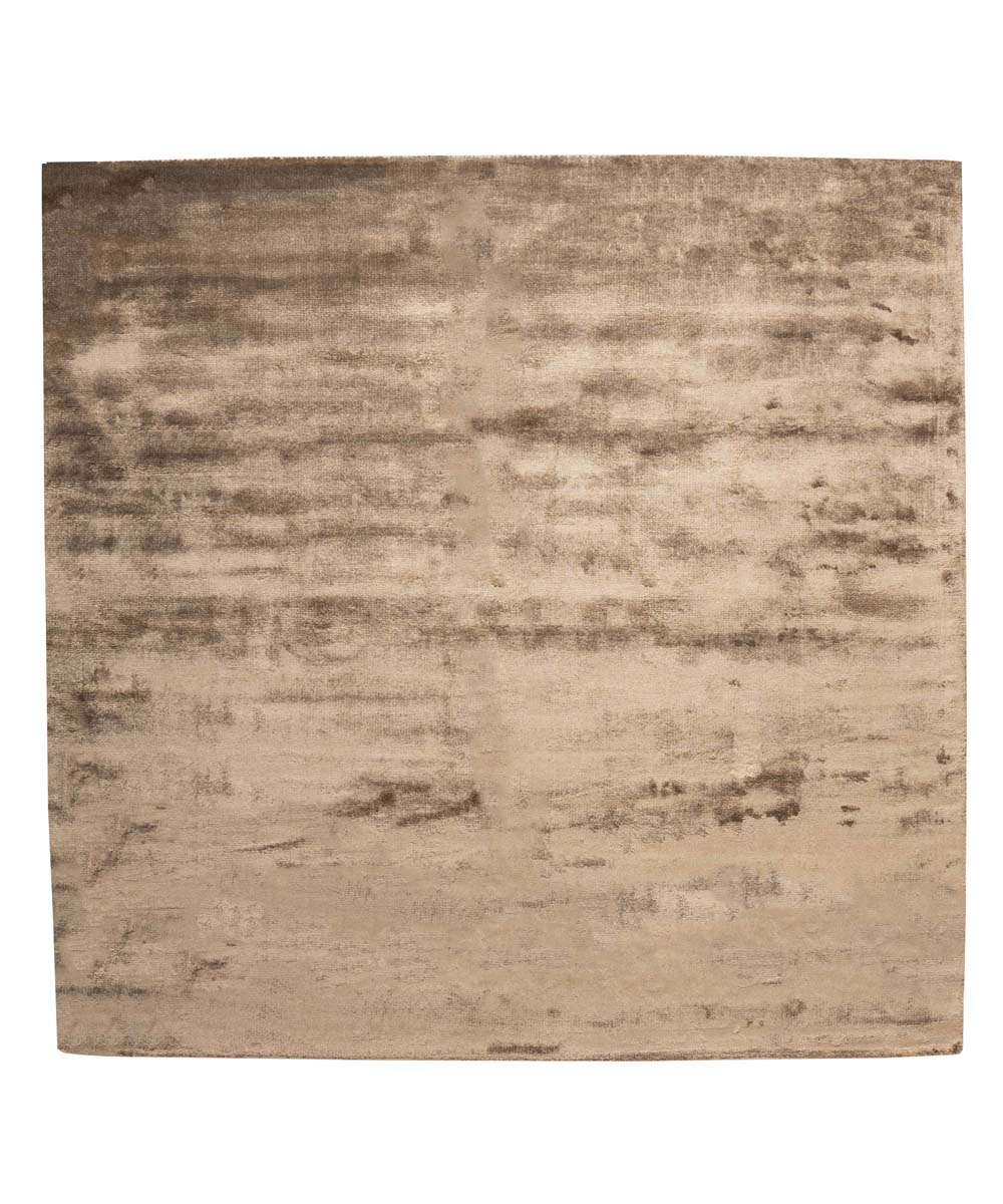 Tapis viscose carré - Pearl marron - overzicht Tapis viscose carré - Pearl marron - overzicht