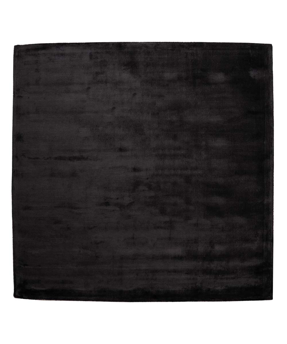 Tapis viscose carré - Pearl noir - overzicht Tapis viscose carré - Pearl noir - overzicht