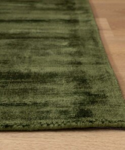Tapis viscose carré - Glamour vert - close up, thumbnail Tapis viscose carré - Glamour vert - close up, thumbnail