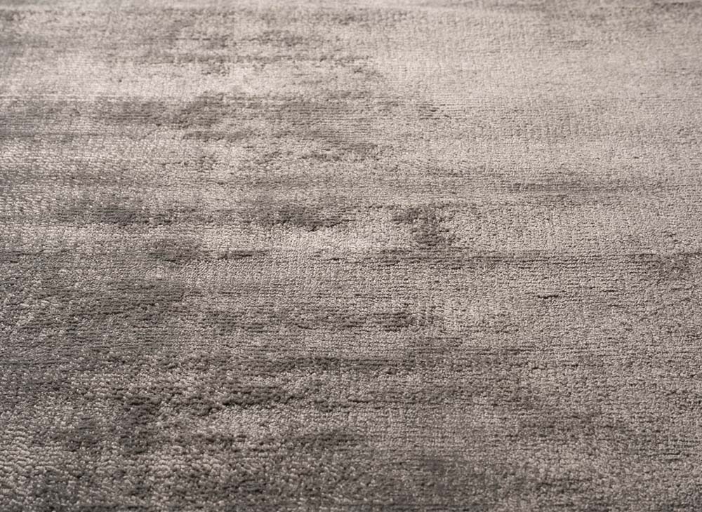 Tapis viscose carré - Glamour argent - close up Tapis viscose carré - Glamour argent - close up