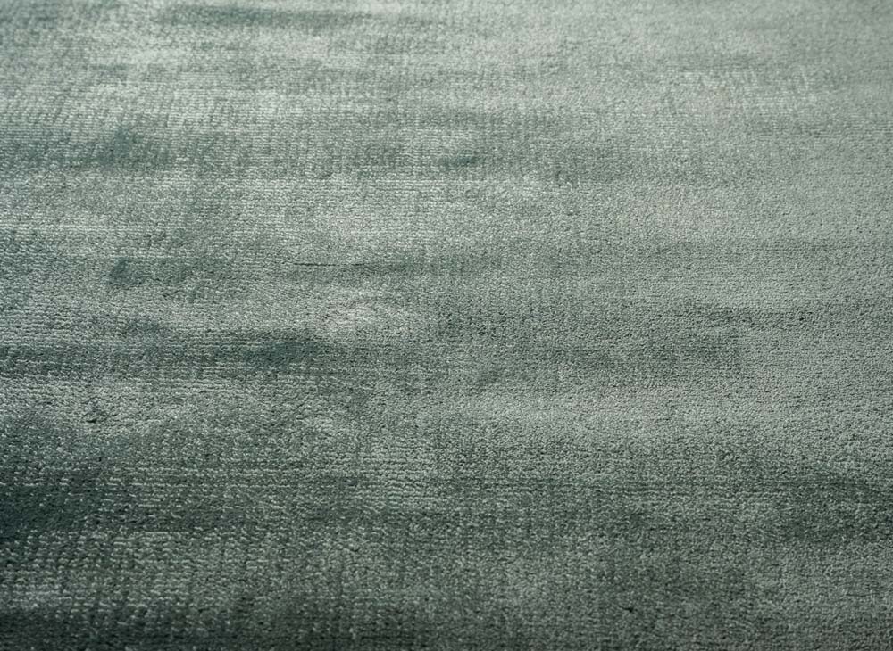 Tapis viscose ovale - Glamour azur - close up Tapis viscose ovale - Glamour azur - close up