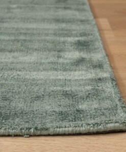 Tapis viscose - Glamour azur - close up, thumbnail