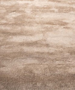 Tapis viscose rond - Pearl beige - close up, thumbnail Tapis viscose rond - Pearl beige - close up, thumbnail