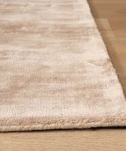 Tapis viscose carré - Pearl beige - close up, thumbnail Tapis viscose carré - Pearl beige - close up, thumbnail