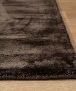 Tapis viscose - Pearl marron foncé - close up, thumbnail Tapis viscose - Pearl marron foncé - close up, thumbnail