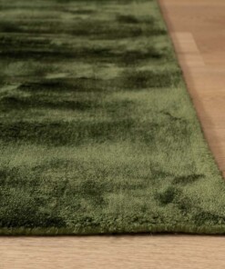 Tapis viscose carré - Pearl vert - close up, thumbnail Tapis viscose carré - Pearl vert - close up, thumbnail