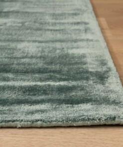 Tapis viscose - Pearl azur - close up, thumbnail
