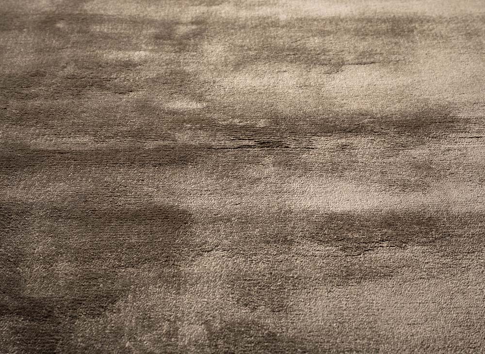 Tapis viscose - Pearl marron - close up Tapis viscose - Pearl marron - close up