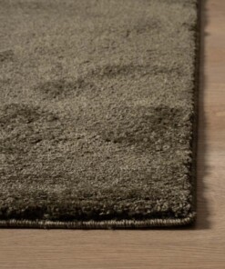 Tapis velours - Flair vert olive - close up, thumbnail Tapis velours - Flair vert olive - close up, thumbnail