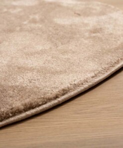 Tapis velours Rond - Flair beige - close up, thumbnail Tapis velours Rond - Flair beige - close up, thumbnail