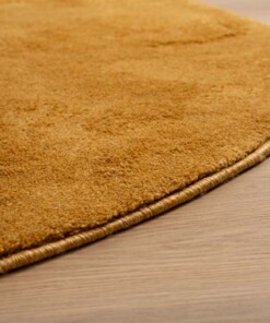 Tapis velours Rond - Flair or - close up, thumbnail Tapis velours Rond - Flair or - close up, thumbnail