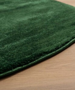 Tapis velours Rond - Flair vert émeraude - close up, thumbnail Tapis velours Rond - Flair vert émeraude - close up, thumbnail