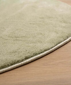 Tapis velours Rond - Flair vert menthe - close up, thumbnail Tapis velours Rond - Flair vert menthe - close up, thumbnail