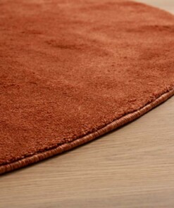 Tapis velours Rond - Flair terracota - close up, thumbnail Tapis velours Rond - Flair terracota - close up, thumbnail