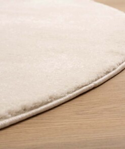 Tapis velours Rond - Flair blanc - close up, thumbnail Tapis velours Rond - Flair blanc - close up, thumbnail