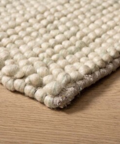 Tapis en laine - Fjell vert menthe - close up