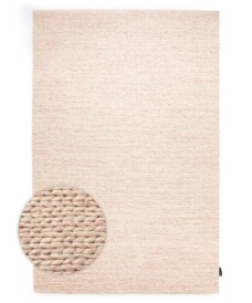 Tapis en laine - Hyssing Crème/rose - overzicht, thumbnail Tapis en laine - Hyssing Crème/rose - overzicht, thumbnail