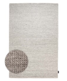 Tapis en laine - Hyssing gris clair - overzicht, thumbnail Tapis en laine - Hyssing gris clair - overzicht, thumbnail