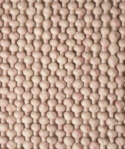 Tapis en laine - Løkke Crème/rose - close up