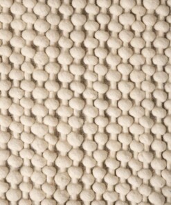 Tapis en laine - Løkke Crème - close up