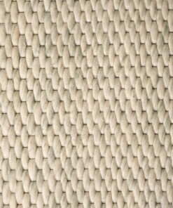 Tapis en laine - Vridning vert menthe - close up
