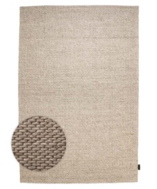 Tapis en laine - Vridning couleur sable - overzicht, thumbnail Tapis en laine - Vridning couleur sable - overzicht, thumbnail