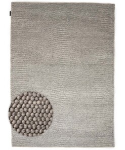 Tapis en laine - Fjell gris clair - overzicht