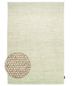 Tapis en laine - Fjell vert menthe - overzicht