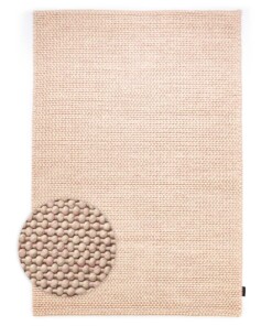 Tapis en laine - Løkke Crème/rose - overzicht