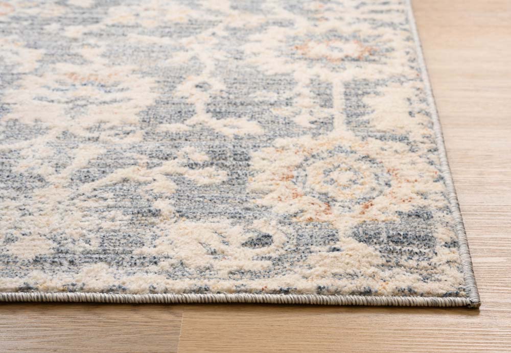 Tapis vintage - Classic Marjorie bleu - close up Tapis vintage - Classic Marjorie bleu - close up