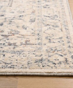 Tapis vintage - Classic Bernard blanc/bleu - close up