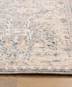 Tapis vintage - Classic Franklin bleu/beige - close up