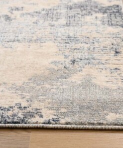Tapis vintage - Classic Doris gris/bleu - close up