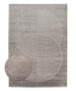 Tapis scandinave - Contour Circle gris - overzicht, thumbnail