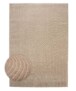 Tapis scandinave - Contour Curve beige - overzicht, thumbnail
