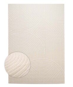Tapis de couloir scandinave - Contour Curve crème - overzicht, thumbnail Tapis de couloir scandinave - Contour Curve crème - overzicht, thumbnail